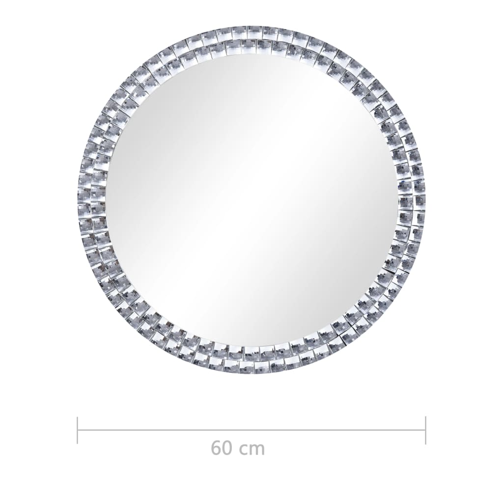 NNEVL Wall Mirror 60 cm Tempered Glass-4