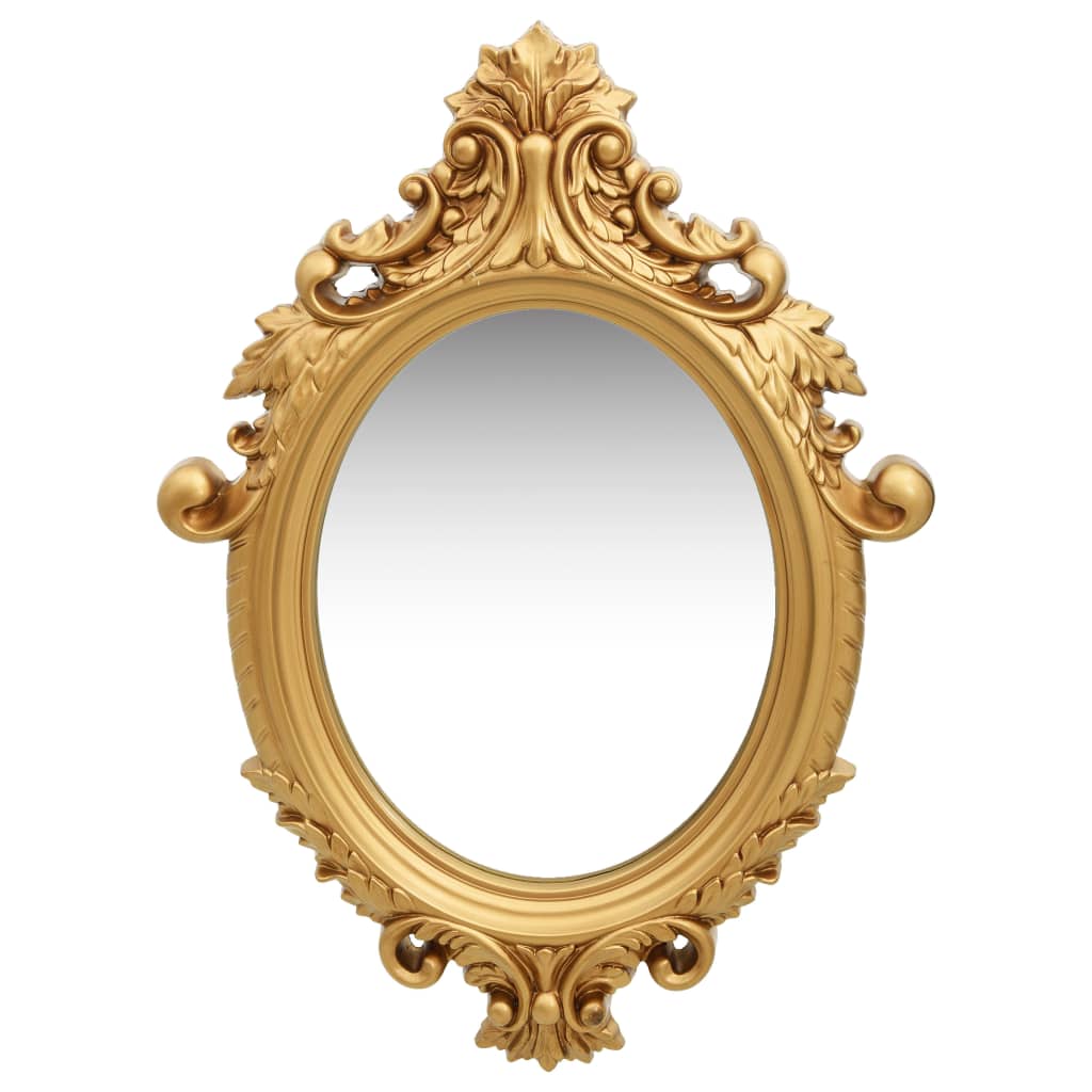 NNEVL Wall Mirror Castle Style 56x76 cm Gold-0