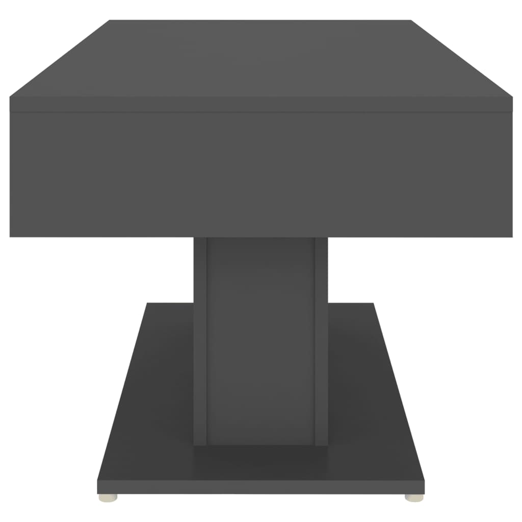 NNEVL Coffee Table Grey 96x50x45 cm Chipboard-4