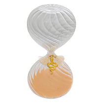 Sablier en verre WILD 7x15cm rose ou vert