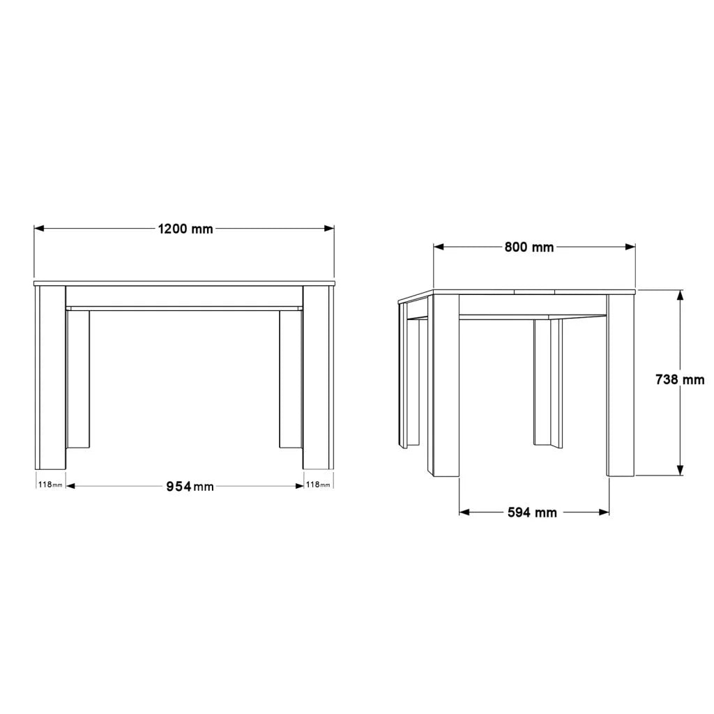 Table FR21 120x80cm