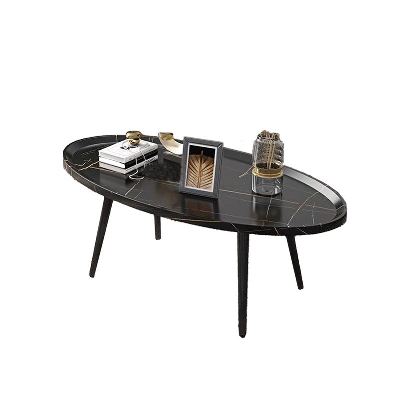 NNEDSZ Coffee Table Living Room Accent Oval Table Contemporary Style Leisure Tea Table-0