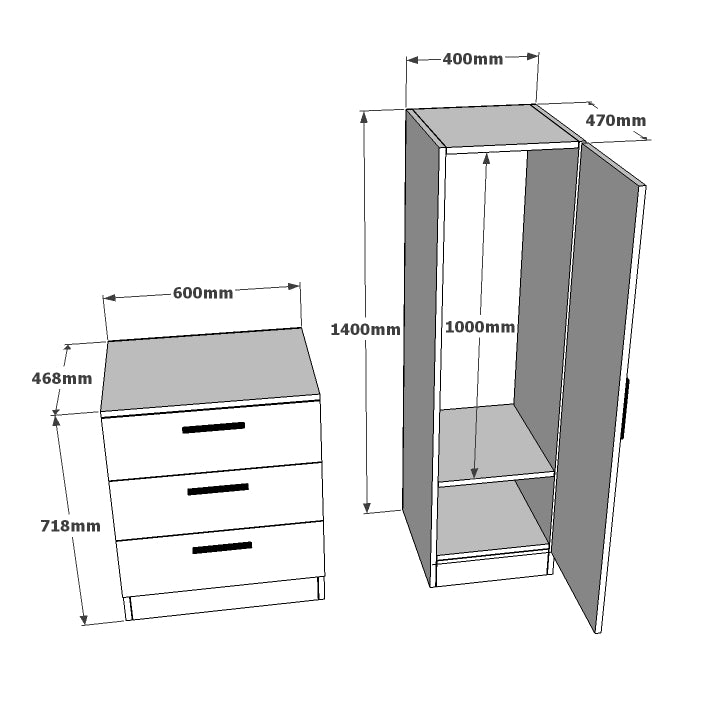 Commode Penderie CC6