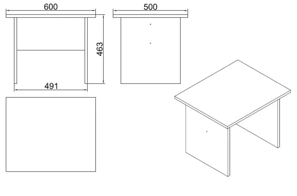 Table de bureau basse VO2