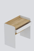 Bureau Harmony à un tiroir blanc - bois
