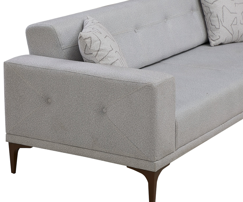 CANAPÉ 3 PLACES VALENTE 220CM AVEC DOSSIER RABATABLE