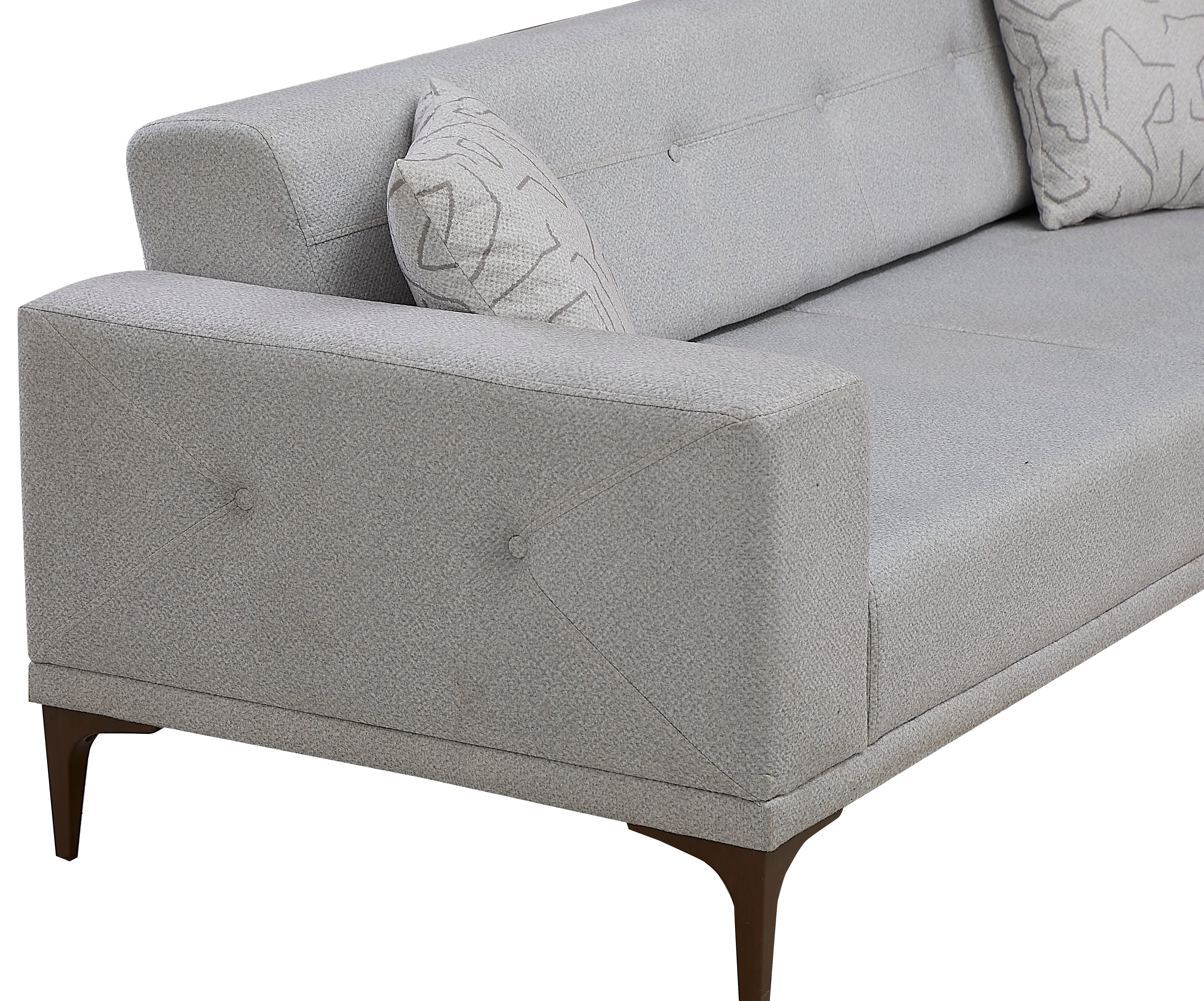 CANAPÉ 3 PLACES VALENTE 220CM AVEC DOSSIER RABATABLE