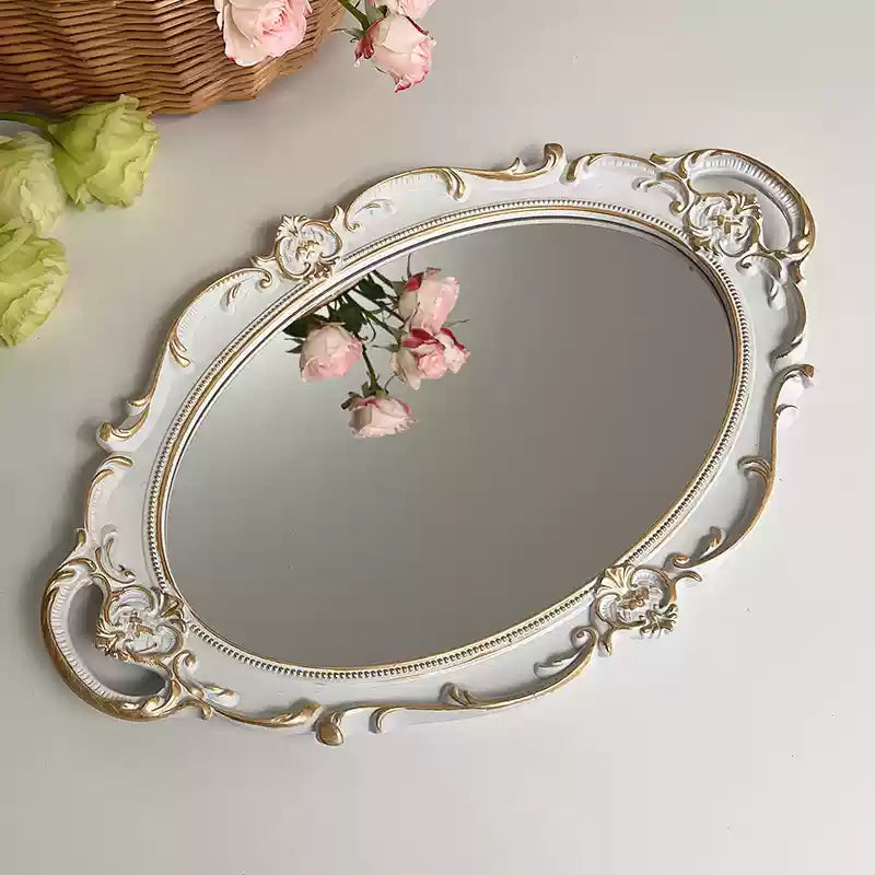 French Vintage Vanity Mirror-7