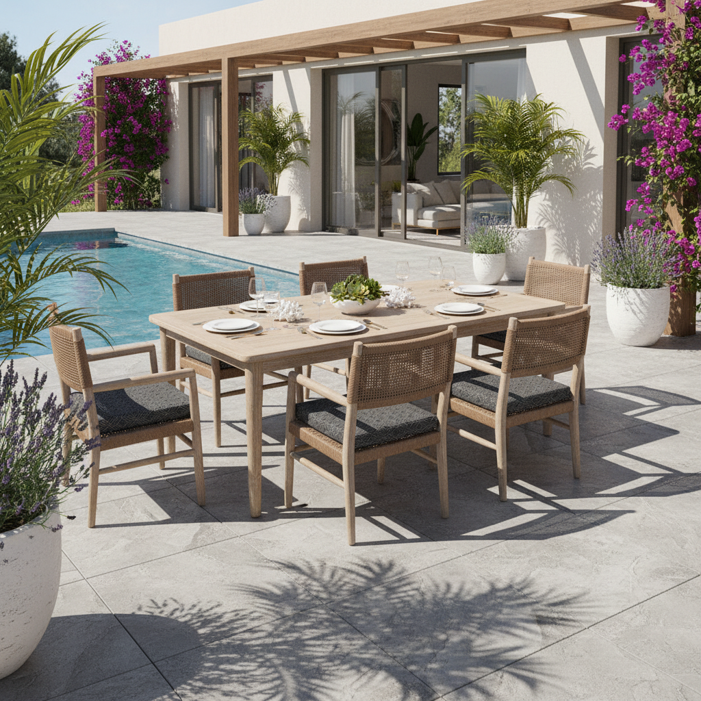 ENSEMBLE DE SALLE À MANGER DE JARDIN RIO