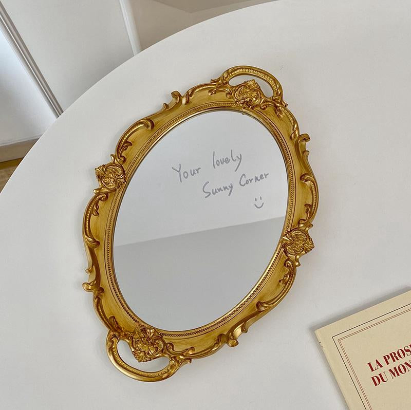 French Vintage Vanity Mirror-3