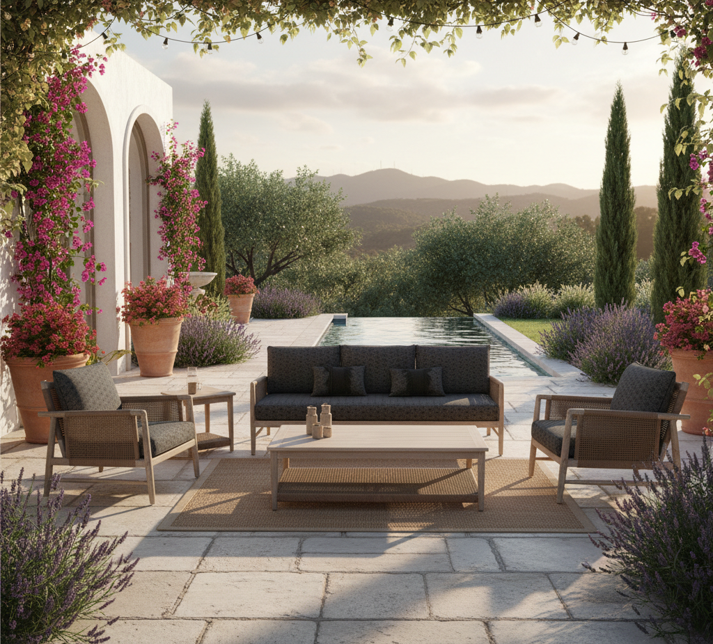 ENSEMBLE DE SALON DE JARDIN RIO