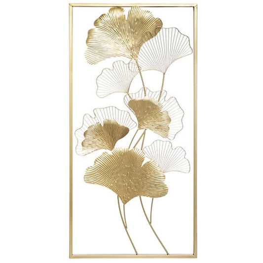 Déco mural métal ADRIAN 50x100 doré