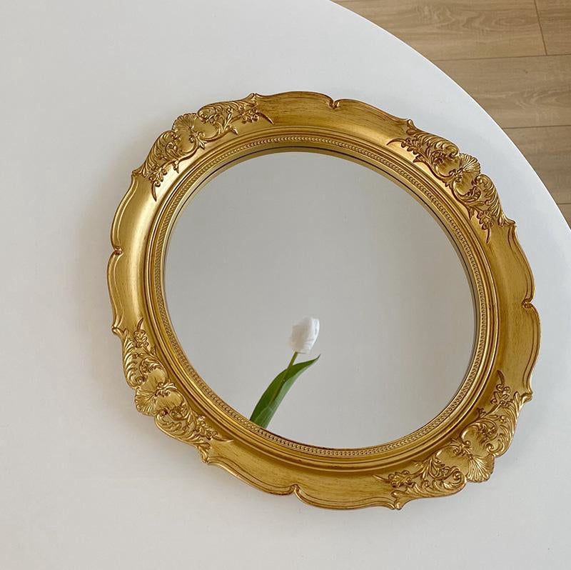 French Vintage Vanity Mirror-5