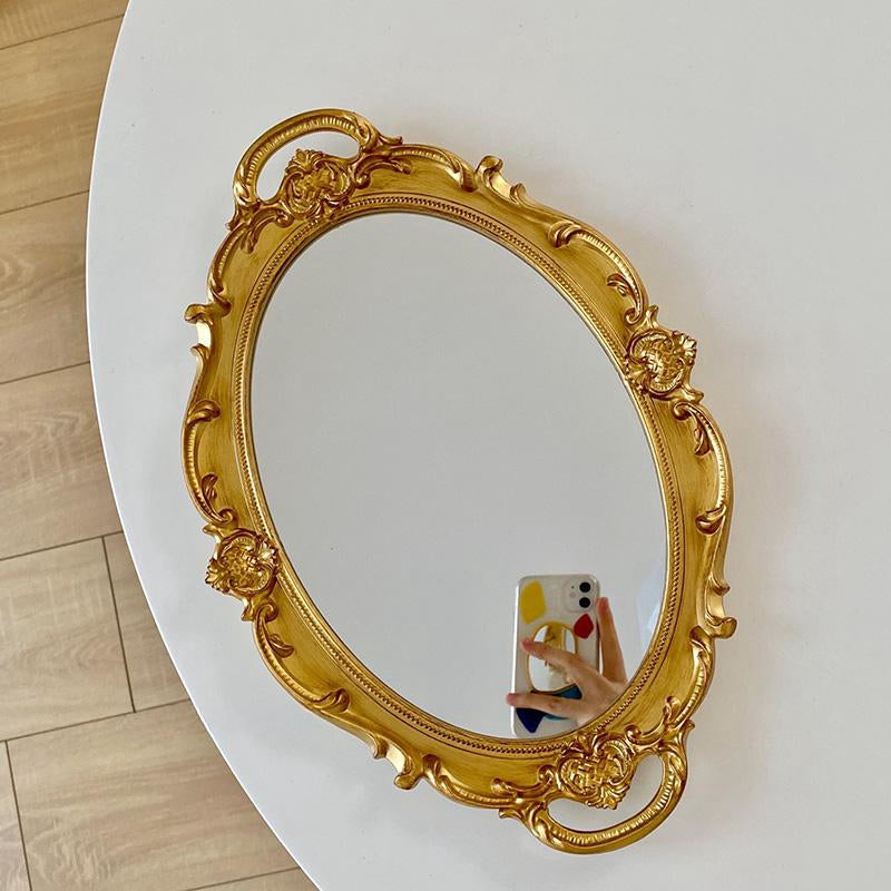 French Vintage Vanity Mirror-6