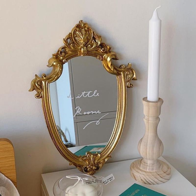 French Vintage Vanity Mirror-0