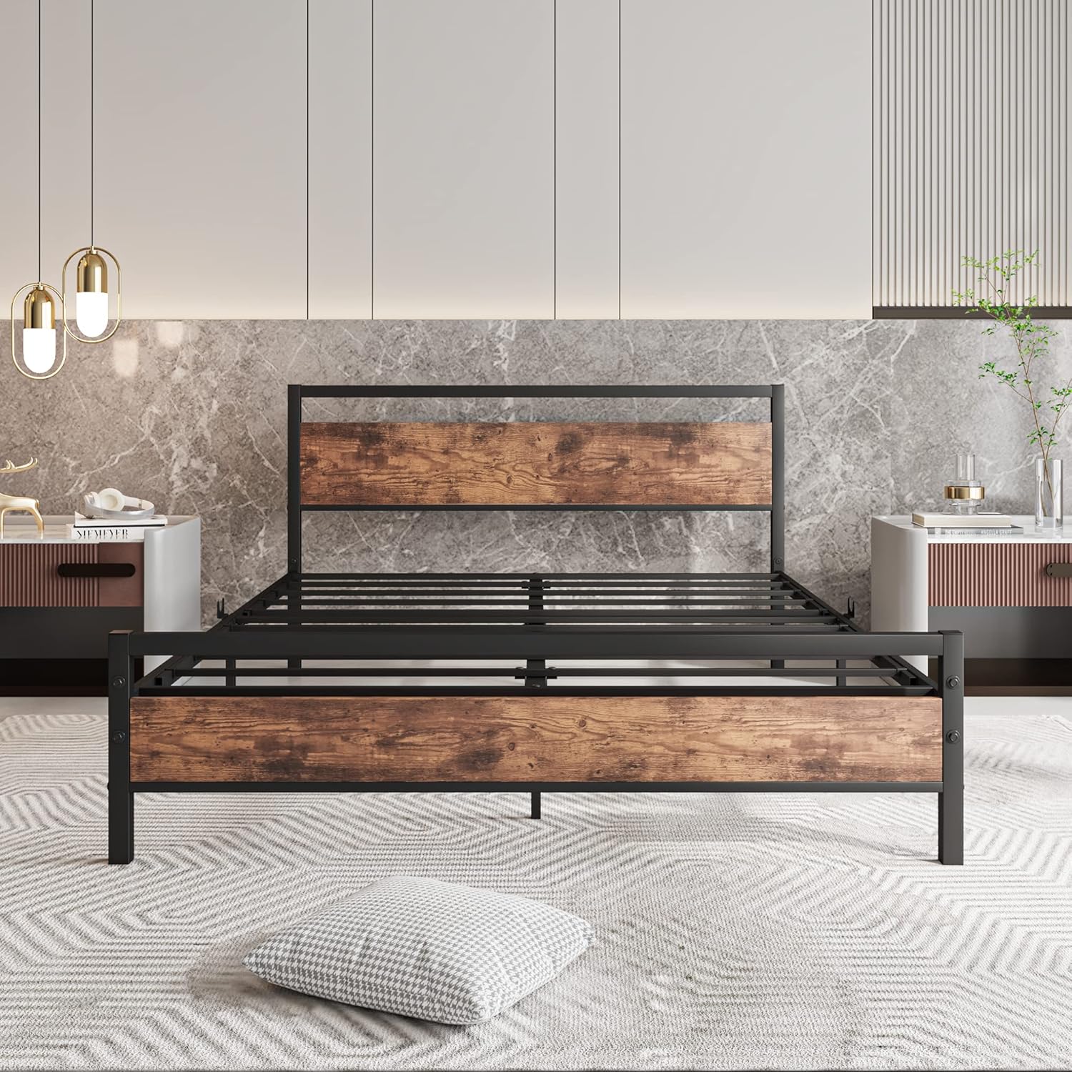 Cadre lit king single 150x200cm