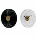 Wall Clock DKD Home Decor White Black White/Black Iron Plastic Modern 30 x 4 x 30 cm (2 Units)-0