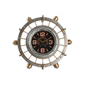 Wall Clock Home ESPRIT Golden Silver Iron Vintage 48 x 11 x 44,5 cm-0