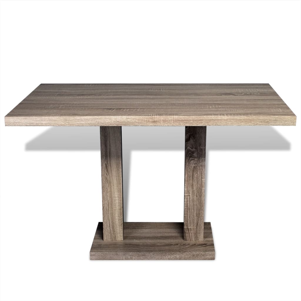 NNEVL Dining Table MDF Oak-look-3