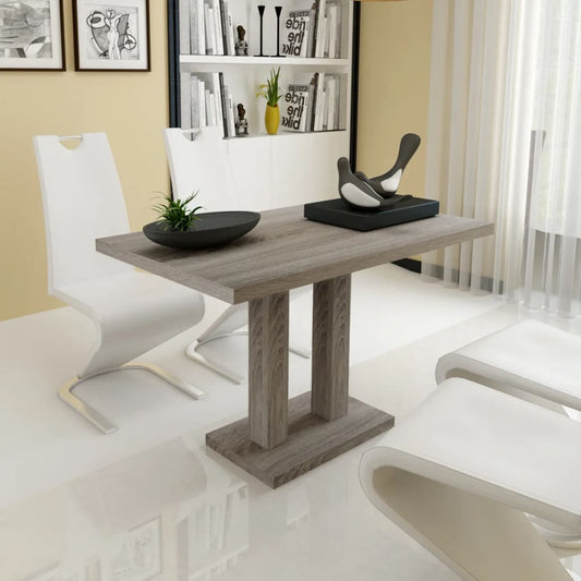 NNEVL Dining Table MDF Oak-look-0