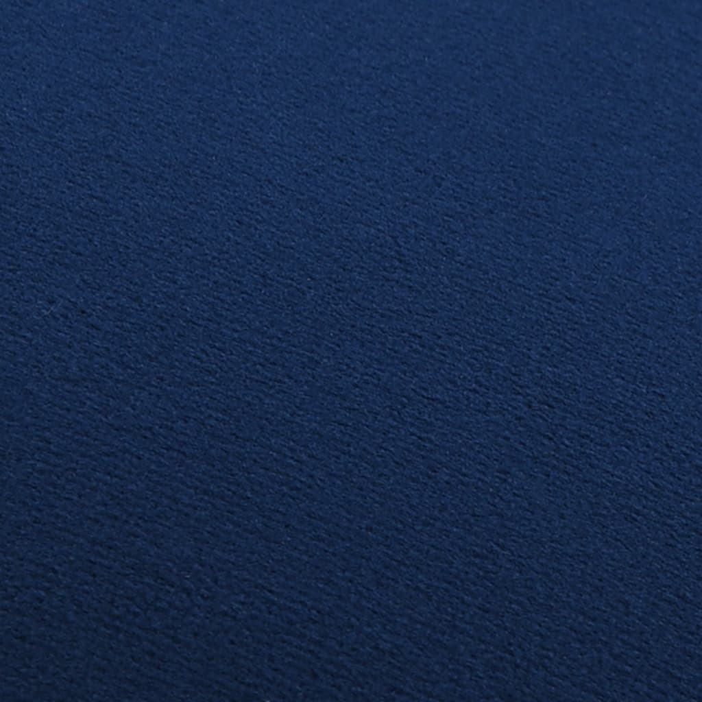 NNEVL Stool Blue and Gold Velvet-1