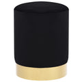 NNEVL Stool Black and Gold Velvet-0