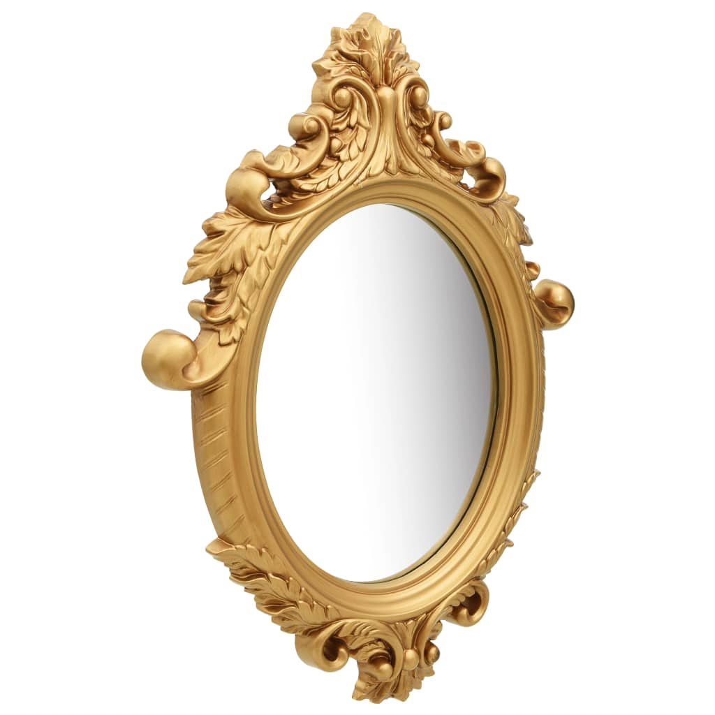 NNEVL Wall Mirror Castle Style 56x76 cm Gold-1