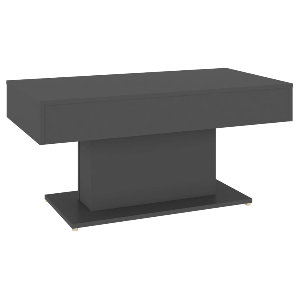 NNEVL Coffee Table Grey 96x50x45 cm Chipboard-1