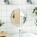 NNEVL LED Bathroom Mirror 40 cm Round-0