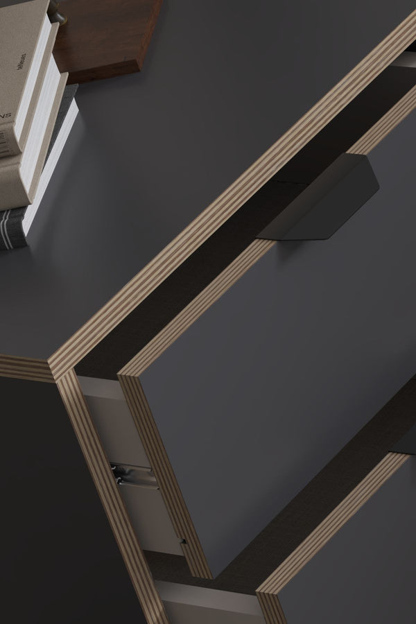 Table de Chevet ARDEN 2 tiroirs 45cm