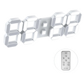 Modern 3D LED Wall Clock with Remote Control-0