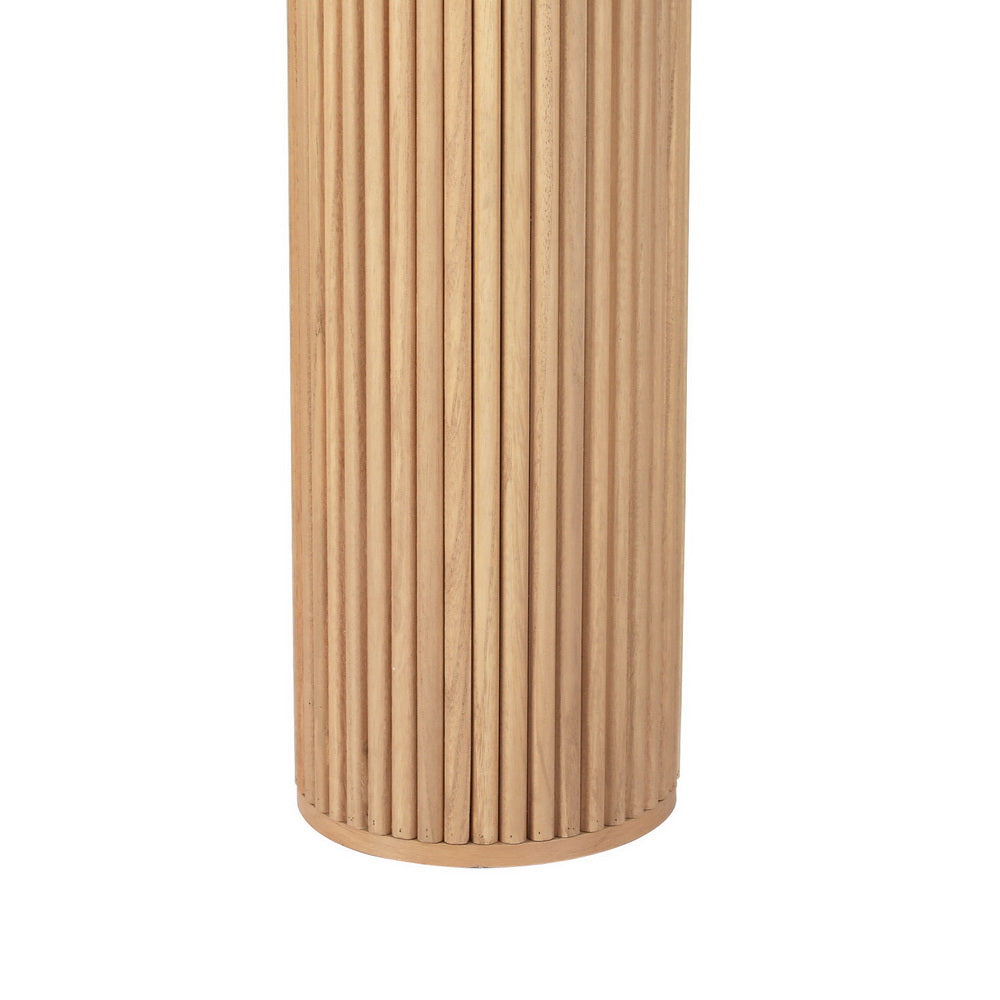 NNEDSZ Artiss Console Table Oval 115CM Pine Blake-4