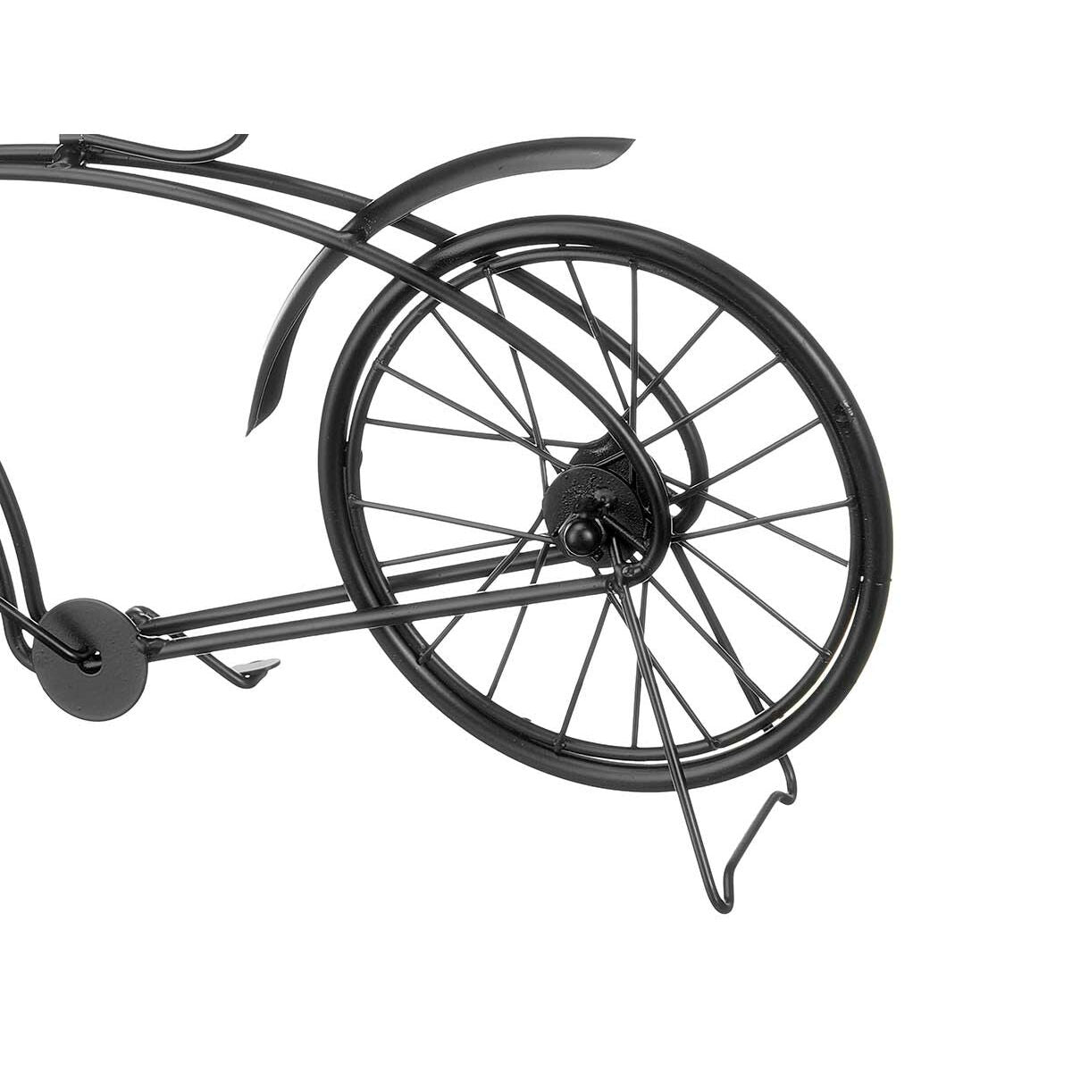 Table clock Gift Decor Black Bicycle (4 Units)-1