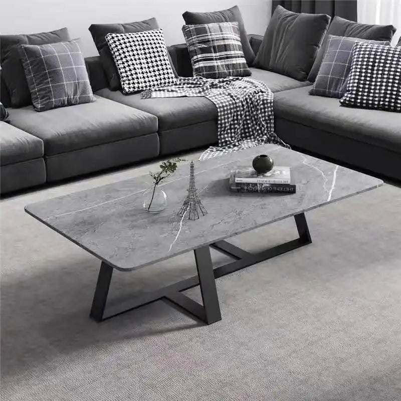 Modern Light Luxury Coffee Table - G and B (80x40x46cm)-2