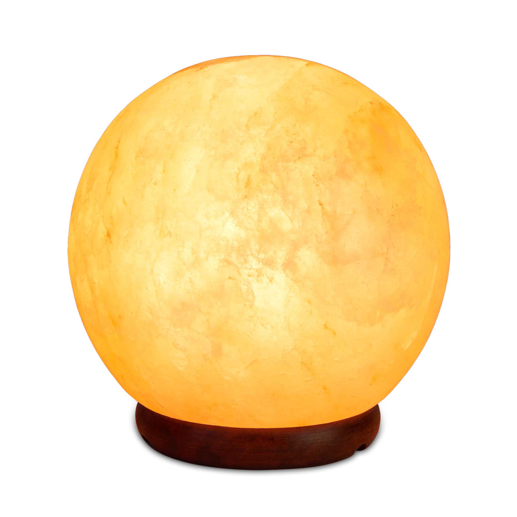 NNEDSZ 12V 12W 6.5" Ball Himalayan Pink Salt Lamp Carved Rock Crystal Light Bulb On/Off-0