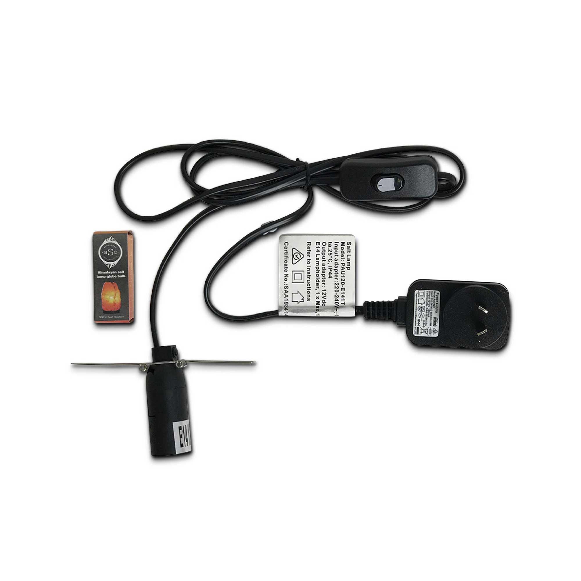 NNEDSZ 12V 12W 6.5" Ball Himalayan Pink Salt Lamp Carved Rock Crystal Light Bulb On/Off-1