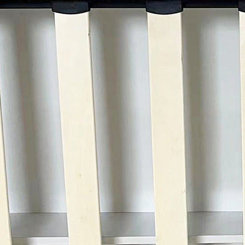 NNEDSZ King Size High Rise Headboard Linen Beige Fabric Four MDF Drawers with Wheels Bed Frame-4