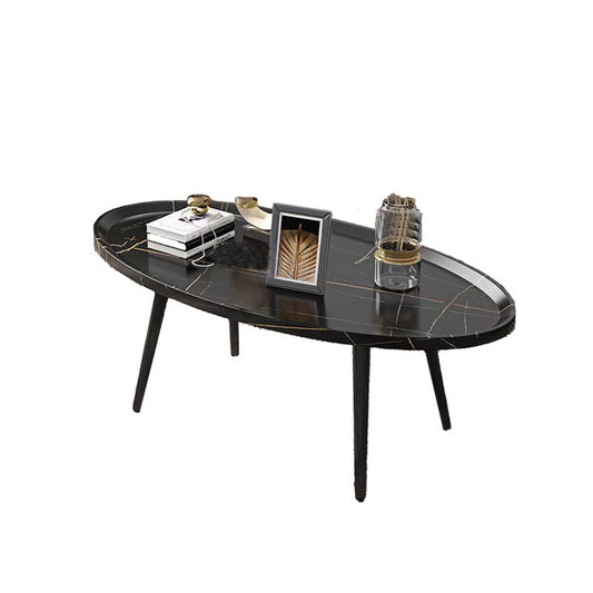 NNEDSZ Coffee Table Living Room Accent Oval Table Contemporary Style Leisure Tea Table-0