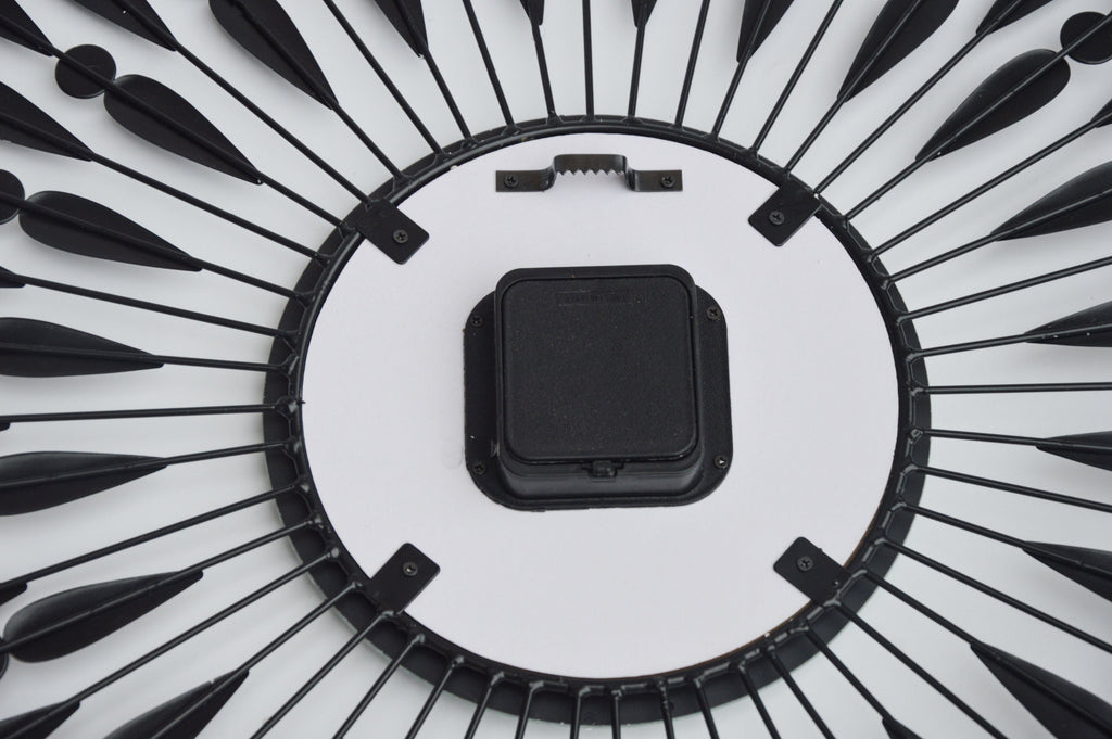 NNEDSZ Modern 3D Crystal Wall Clock Luxury Art Metal Round Home Decor-3