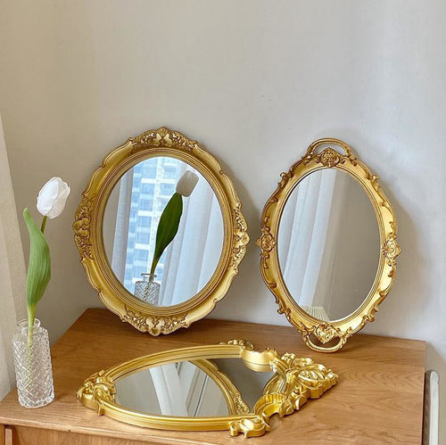 French Vintage Vanity Mirror-1