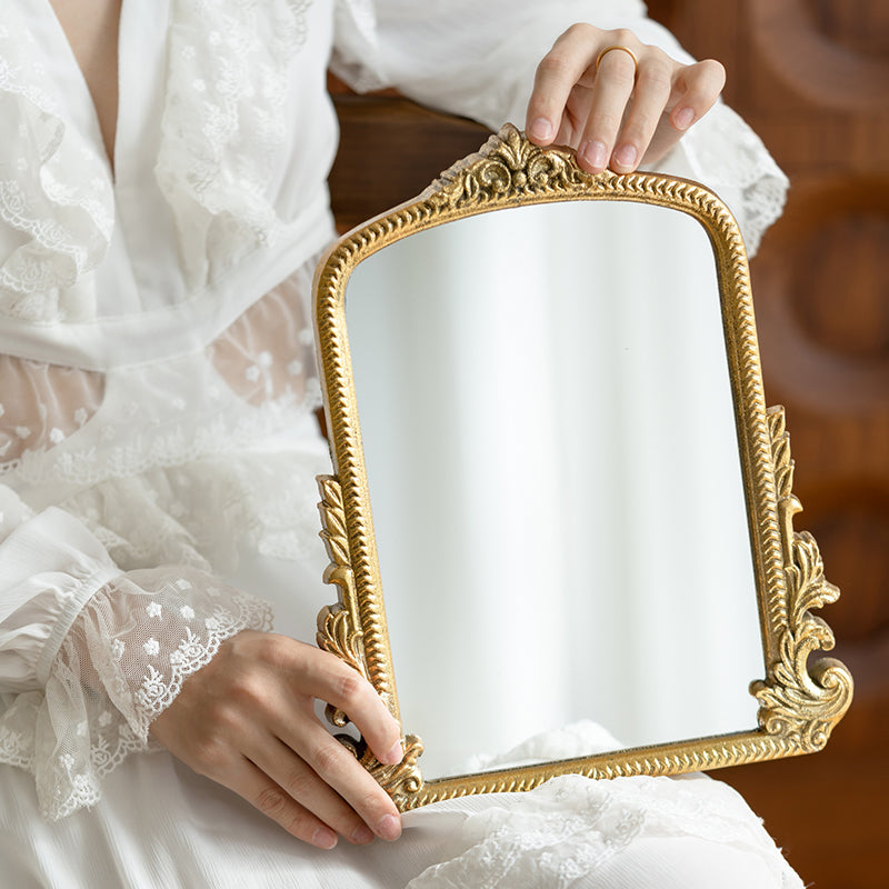 Gold Carved Vanity Mirror-2