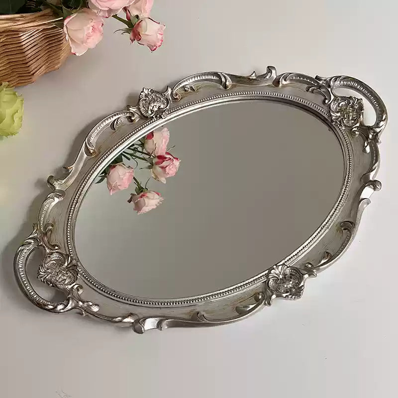 French Vintage Vanity Mirror-9