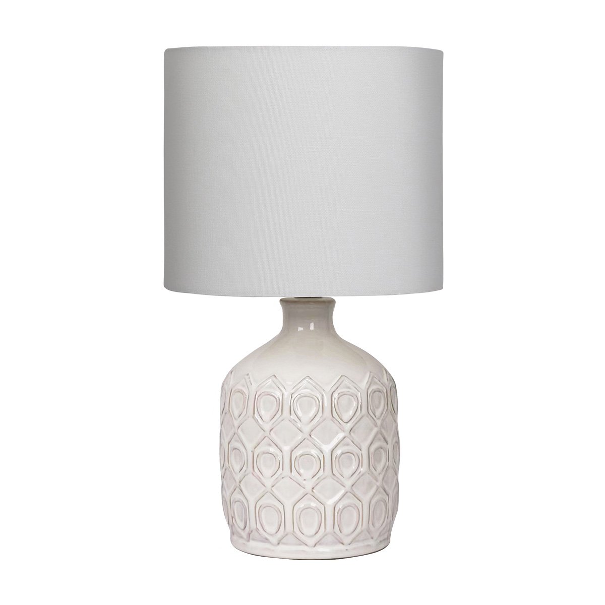 NNEDPE Ceramic Table Lamp in Cream