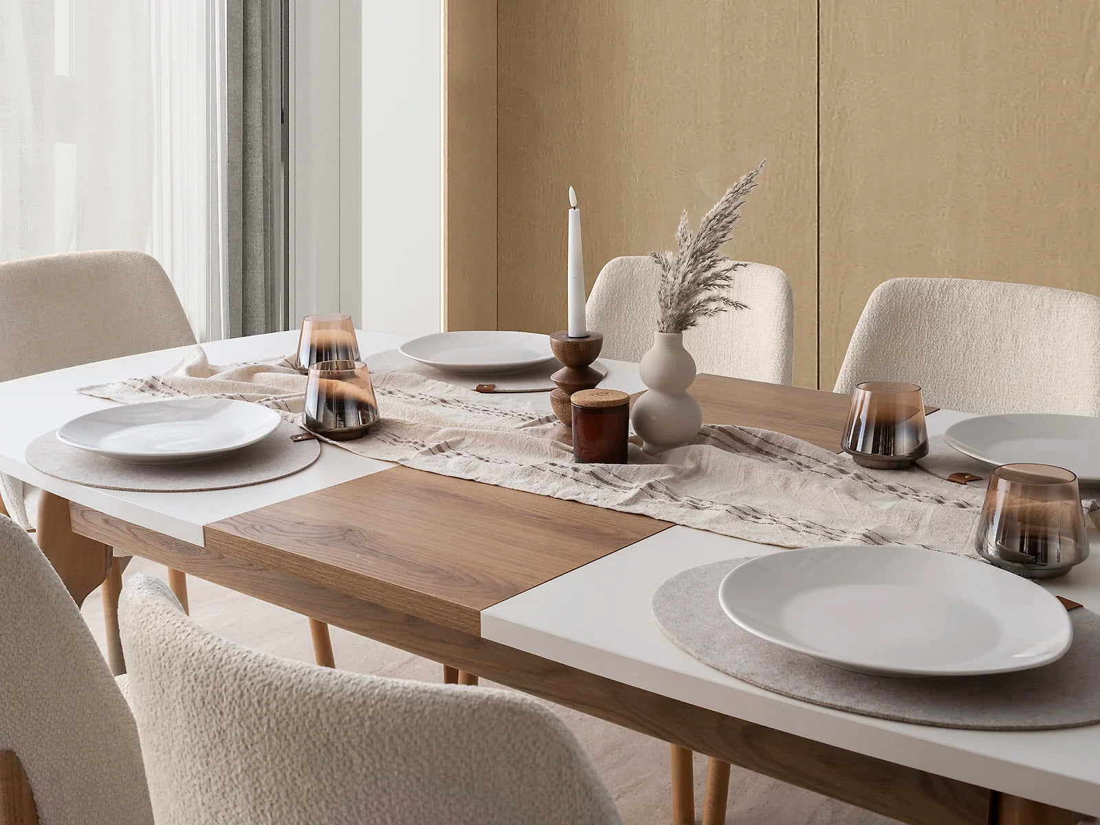 ENSEMBLE DE SALLE À MANGER BOHÈME