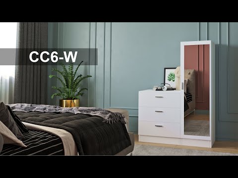 Commode/armoire Oswin avec miroir