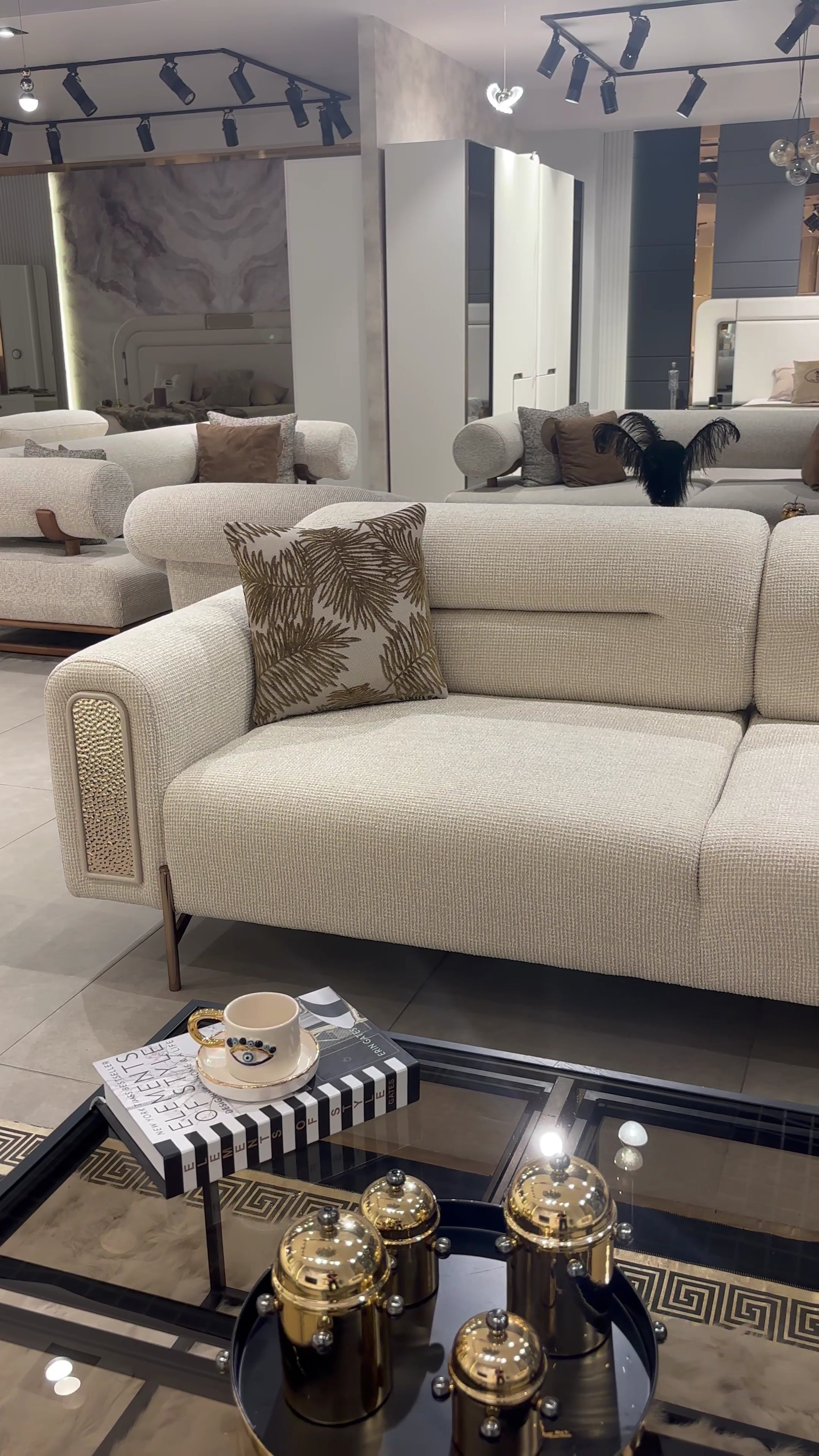 CANAPÉ PIRLANTA 3 places 230cm