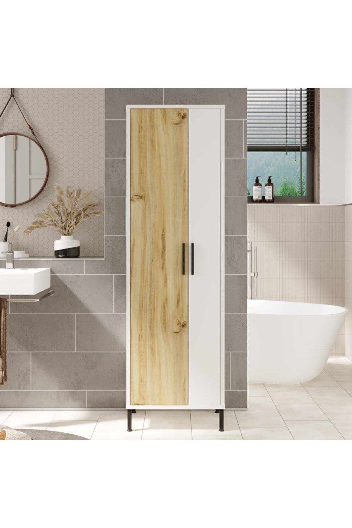 Armoire multifonction RUNDELL 2 portes 50cm