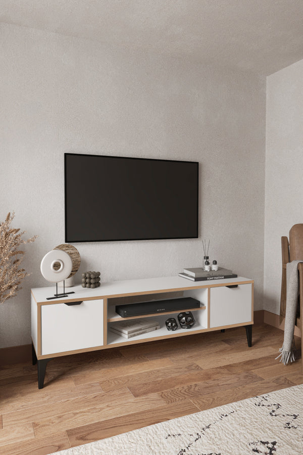 Meuble TV ARDEN 2 portes 140cm