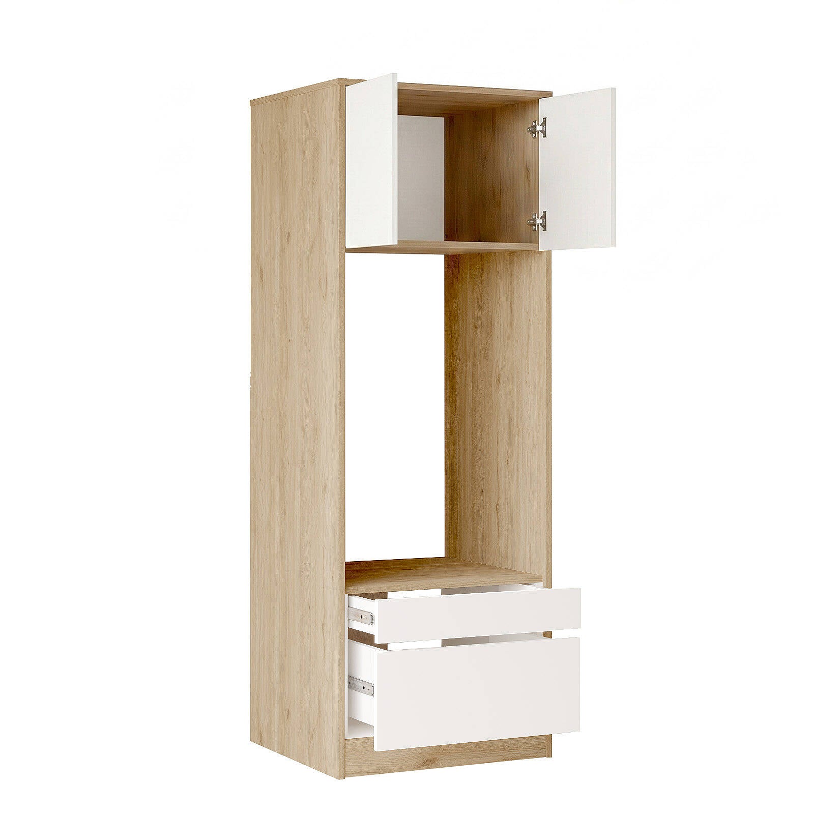 Meuble pour lave-linge VAL6 – Tiroirs & Compartiment de rangement 184 cm | 4 Coloris